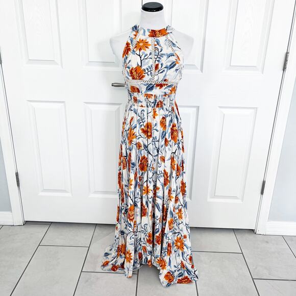 Abel the Label Vienna Floral  Print Maxi Dress - Picture 1 of 13